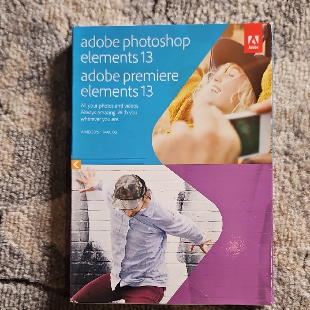 Adobe Photoshop and Premiere Elements 13 Software